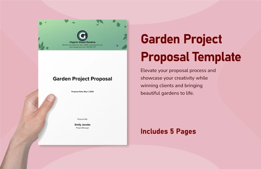 Garden Project Proposal Template