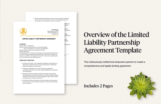 Overview of the Limited Liability Partnership Agreement Template