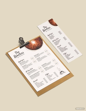 Restaurant Menu Card Template