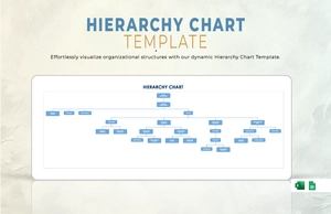 Hierarchy Chart Template