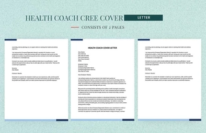 Health Coach Cover Letter
