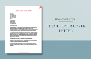 Retail Buyer Cover Letter