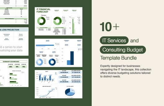 10+ IT Services & Consulting Budget Template Bundle