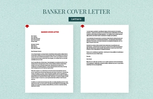 Banker cover letter
