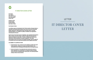 It director cover letter