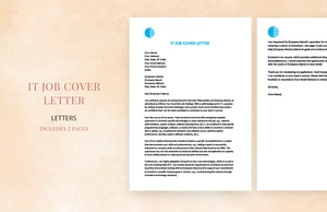 It job cover letter