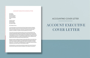 Account Executive Cover Letter