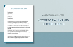 Accounting Intern Cover Letter