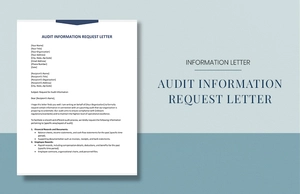 Audit Information Request Letter