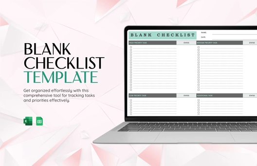 Blank Checklist Template