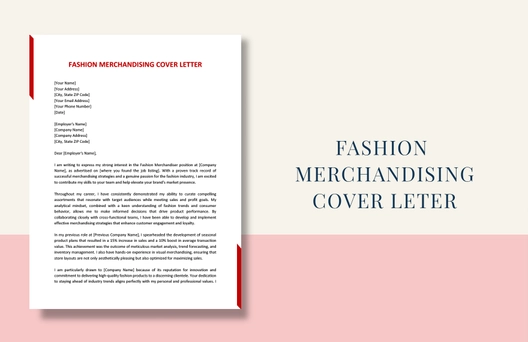 Fashion Merchandising Cover Letter