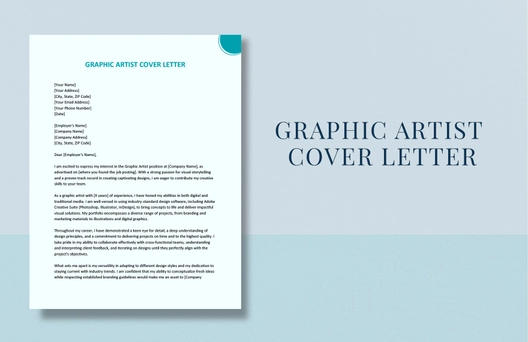 Graphic Artist Cover Letter
