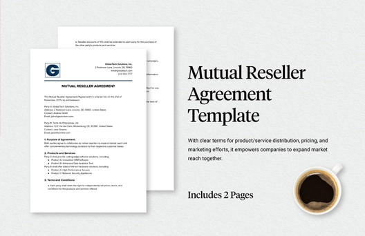 Mutual Reseller Agreement Template