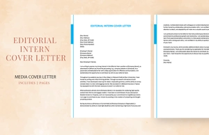 Editorial Intern Cover Letter