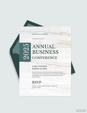 Business Conference Invitation Template