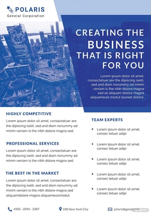 General Corporate Datasheet Template