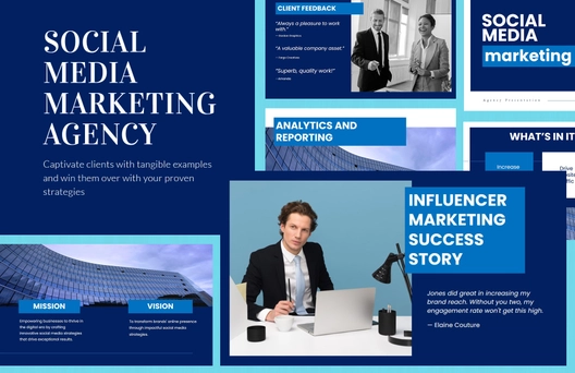 Social Media Marketing Agency Presentation Template
