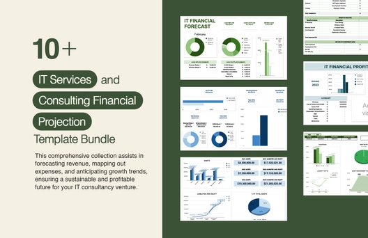 10+ IT Services & Consulting Financial Projection Template Bundle