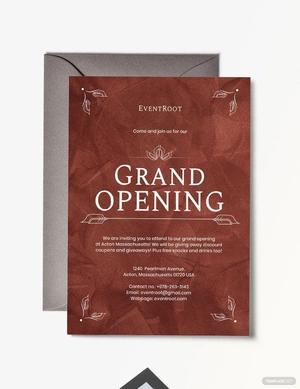 Grand Opening Invitation Template