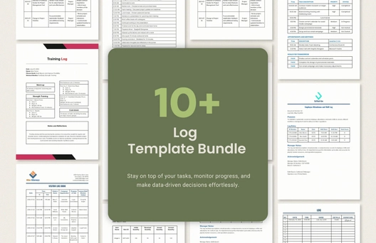 10+ Log Template Bundle
