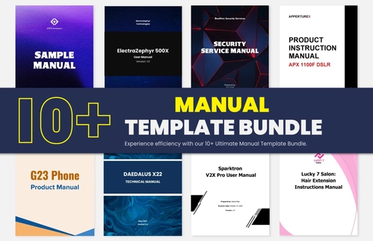 10+ Manual Template Bundle