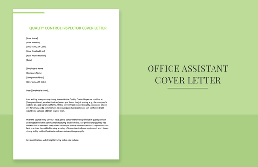 Quality Control Inspector Cover Letter