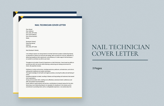 Nail Technician Cover Letter