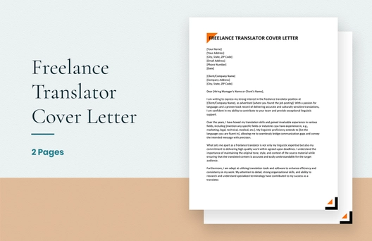 Freelance Translator Cover Letter