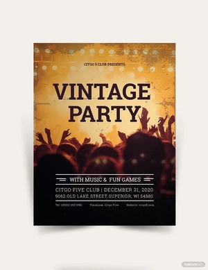 Vintage Flyer Template