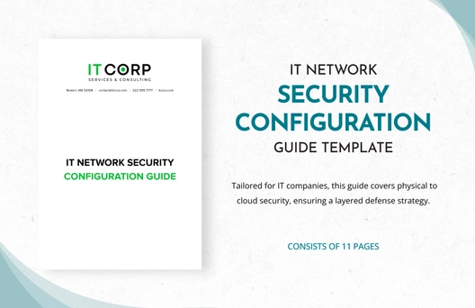 IT Network Security Configuration Guide Template
