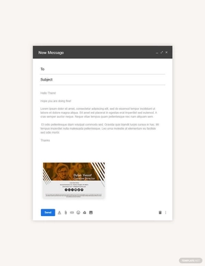 Creative Email Signature Template