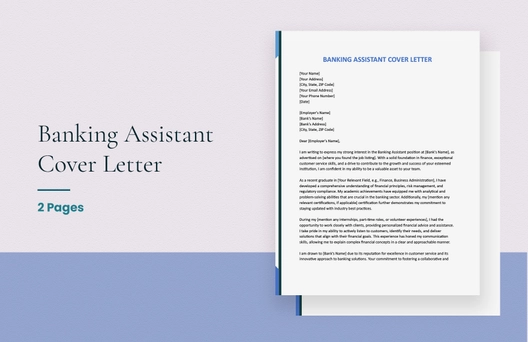 Banking Assistant Cover Letter