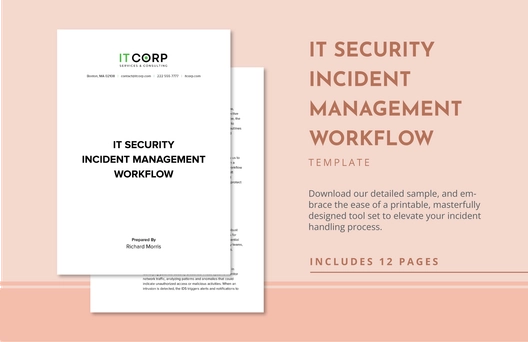 IT Security Incident Management Workflow Template