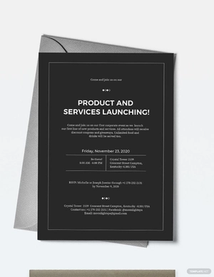 Formal Corporate Event Invitation Template