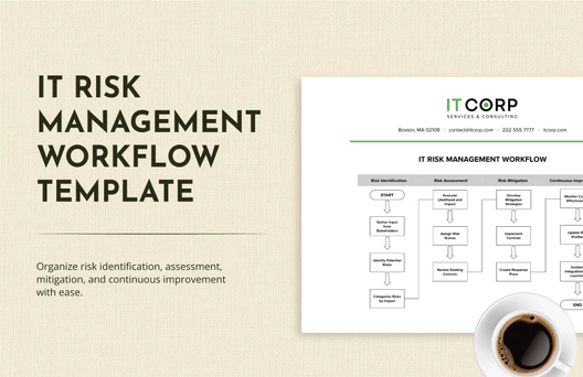 IT Risk Management Workflow Template
