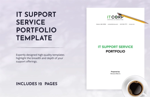 IT Support Service Portfolio Template