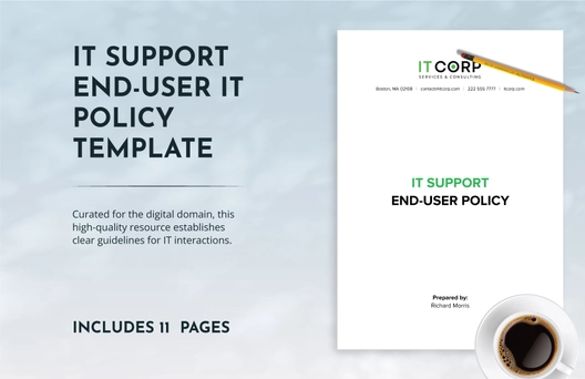 IT Support End-User Policy Template