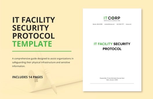 IT Facility Security Protocol Template