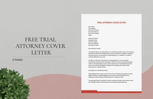 Trial Attorney Cover Letter Trial Attorney Cover Letter