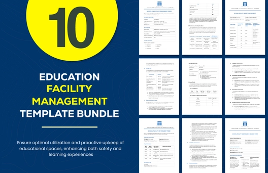 10 Education Facility Management Template Bundle