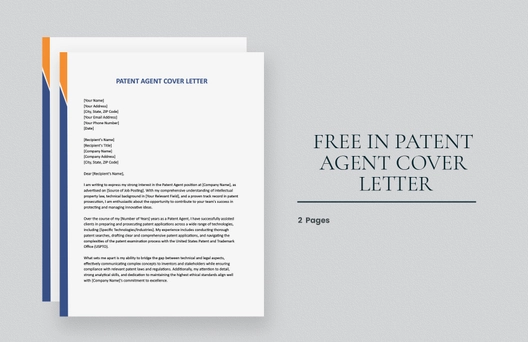 Patent Agent Cover Letter