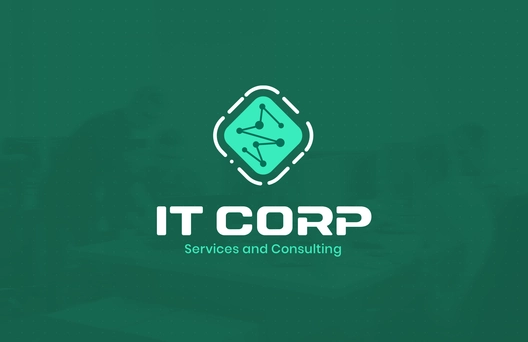 IT Network Management & Optimization Logo Template