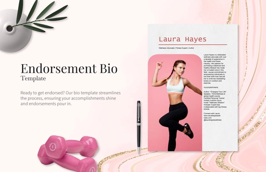 Endorsement Bio Template