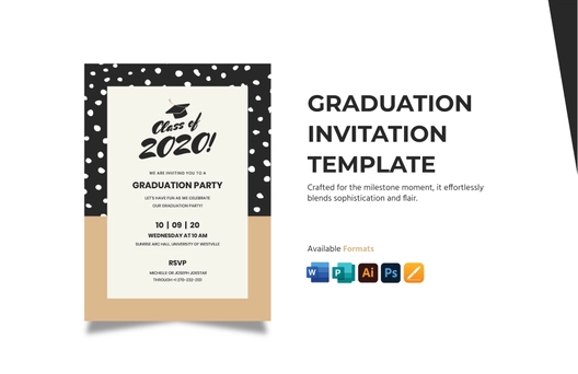 Graduation Invitation Template
