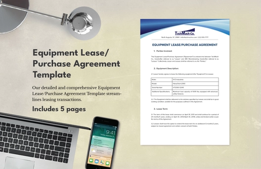 Equipment Lease/Purchase Agreement Template