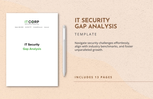 IT Security Gap Analysis Template