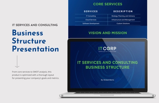 IT Services and Consulting Business  Structure Presentation