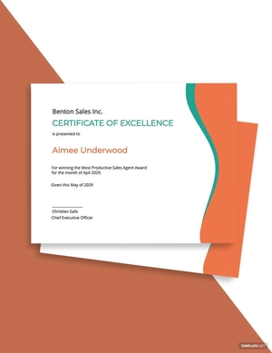 Winner Award Certificate Template