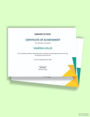 Sunday School Certificate Template