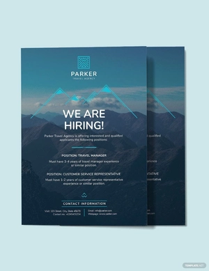 Travel Agency Announcement Template